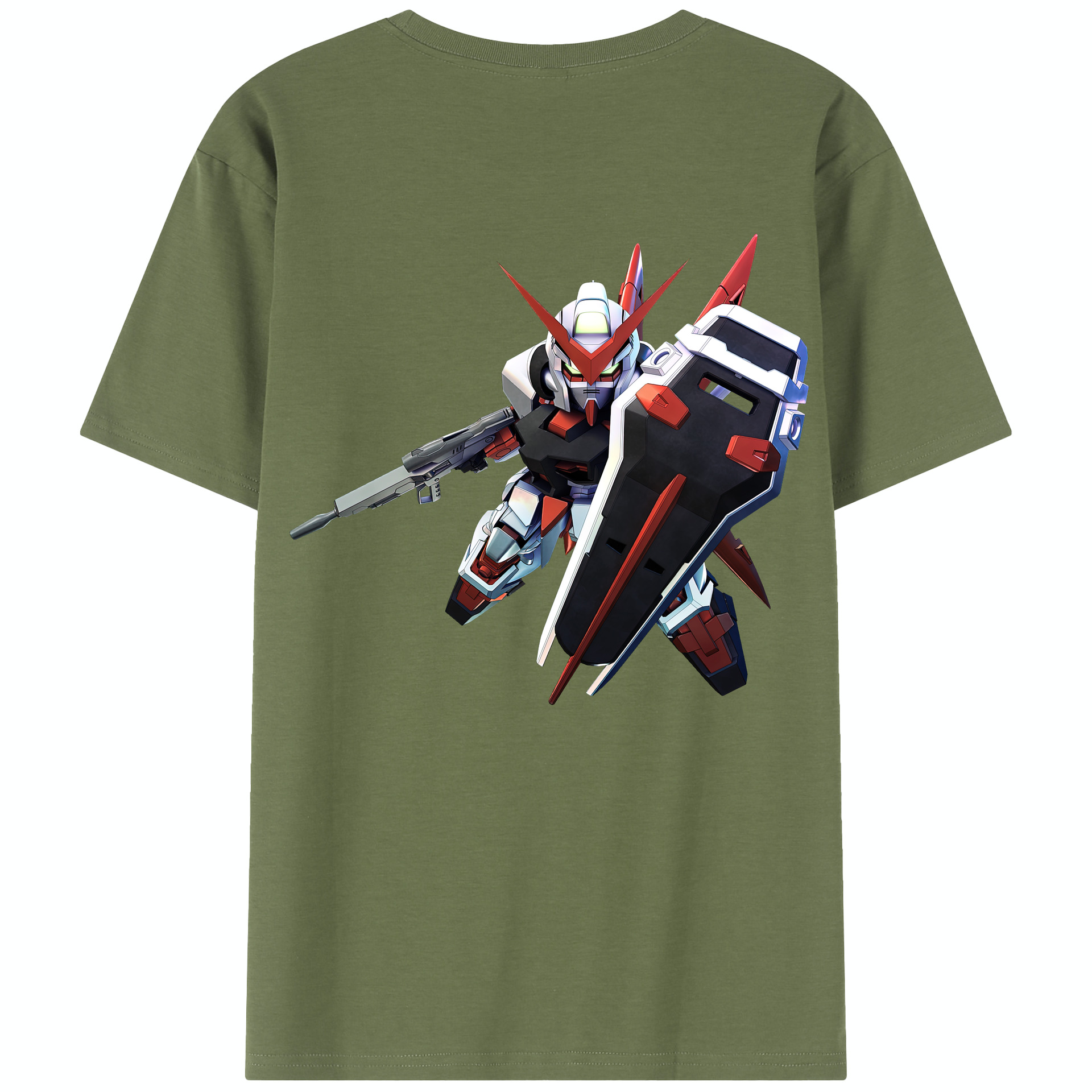 （画像用） 機動戦士ガンダム Mobile Suit Gundam 綿100％半袖Tシャツ（背面プリント）